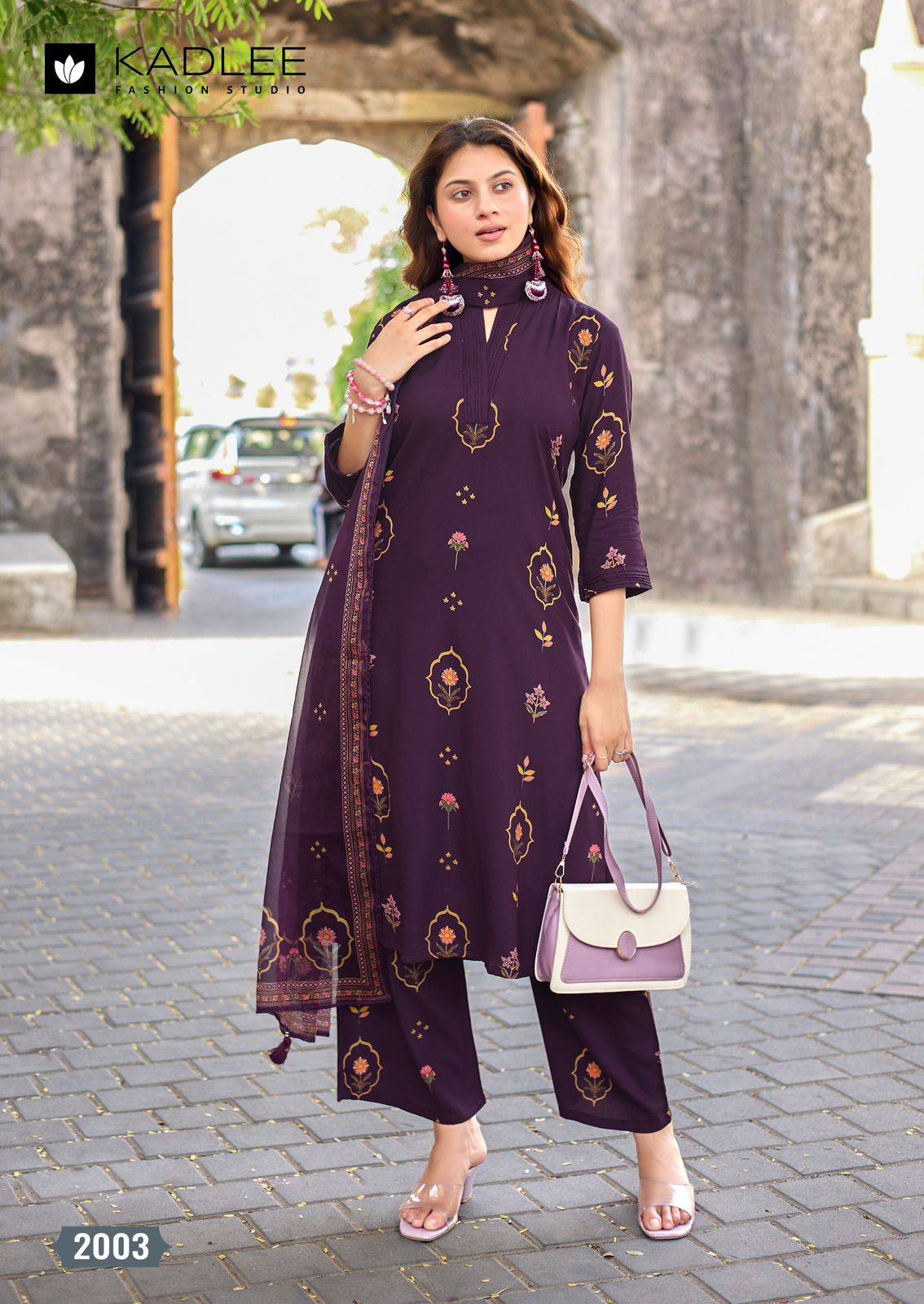 CLASSY LOOK By KADLEE 2001 To 2006 Series series Indian casual wear rayon dresses At Wholesale Price